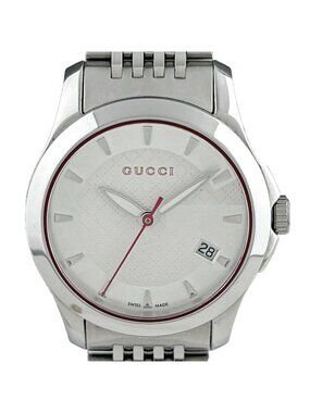 Gucci Timeless 126.5 Watch SS Quartz White